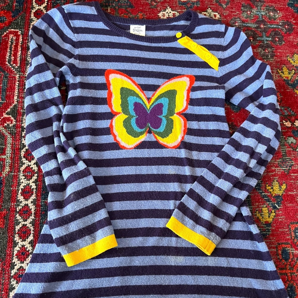 Girl's Mini Boden Sweater Dress Size 9-10